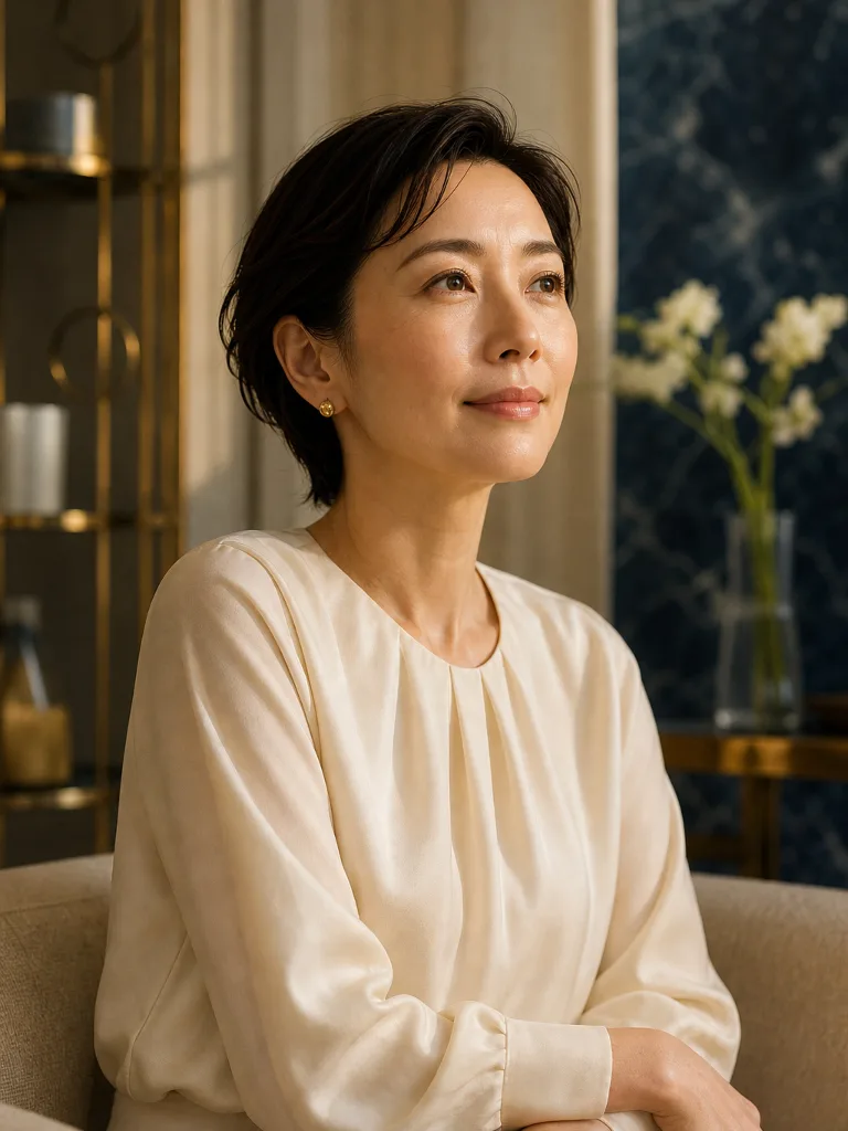 自分らしい美しさを大切にする女性のイメージ